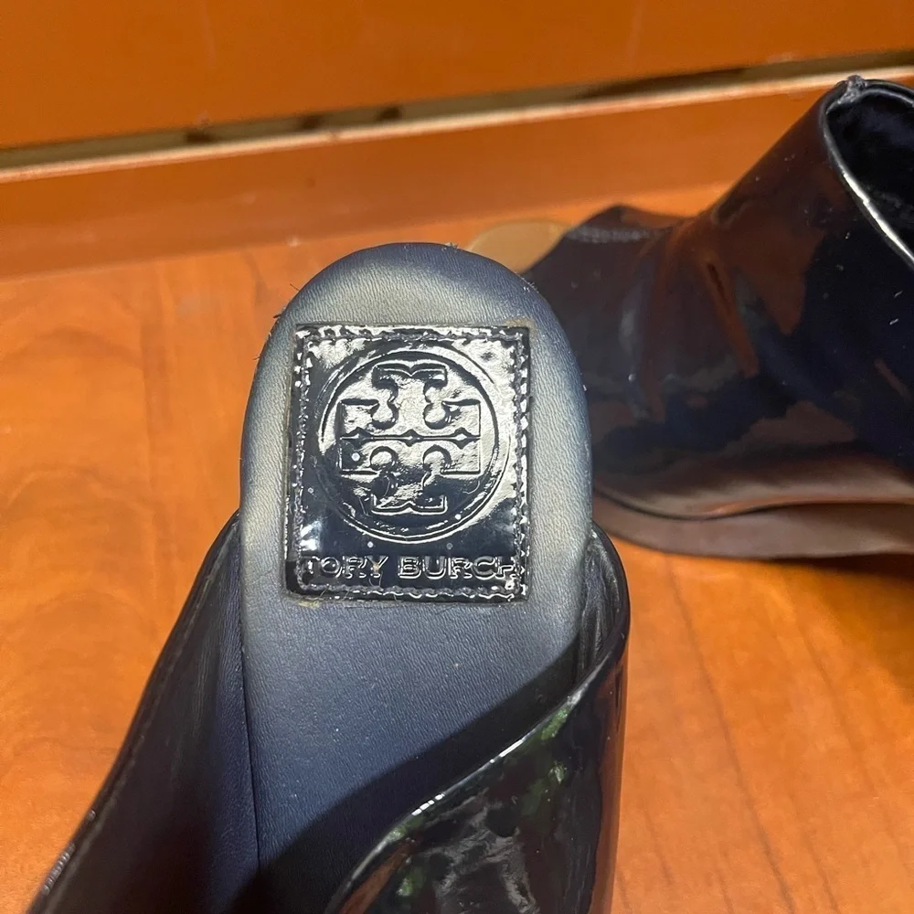 Tory Burch Black Mules with Cushioned Sole